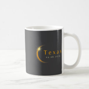 2024 Totale Sonnenfinsternis Staat Texas 8. April Kaffeetasse