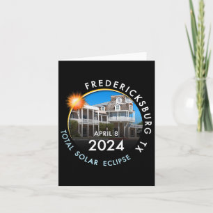 2024 Totale Sonnenfinsternis Totalität Fredericksb Karte