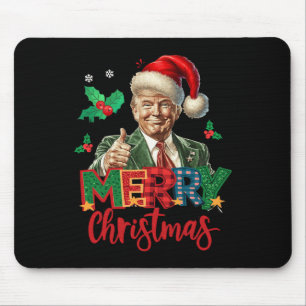 2024 Trump gewinnt Wahl Frohe Weihnachten Funny T Mousepad