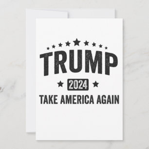 2024 Trump Nimm Amerika Wieder Patriotischer Ameri Einladung