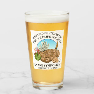 2024 TWS West Snake Symposium Pint Glass Glas