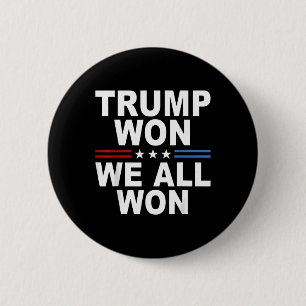 2024 US-Flagge Trump gewann Button