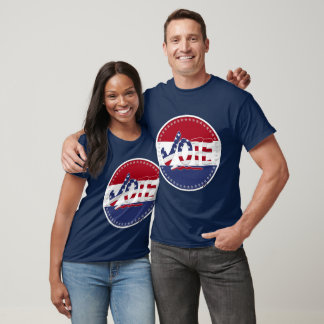 2024 USA-Flag-VOTE-Kontrollzeichen T-Shirt