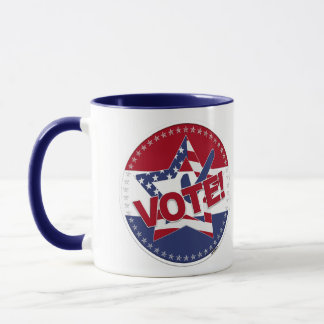2024 USA Flag VOTE Star Check Mark Tasse