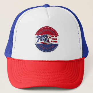 2024 USA Flag We The People Liberty Bell Truckerkappe