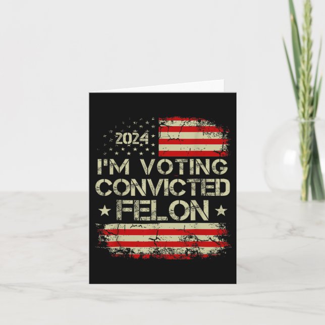 2024 Verurteilter Felon10 Karte (Vorderseite)