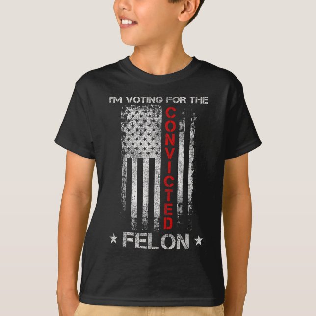 2024 Verurteilter Felon5 T-Shirt (Vorderseite)