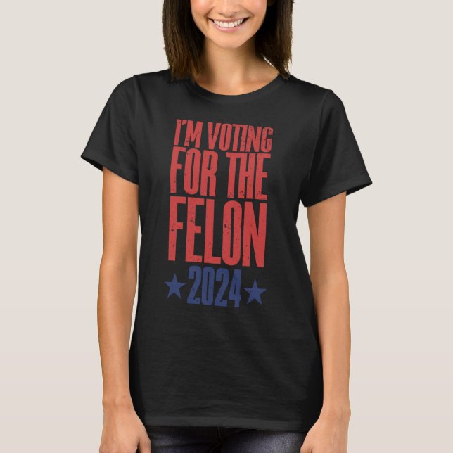 2024 Verurteilter Felon9 T-Shirt (Vorderseite)