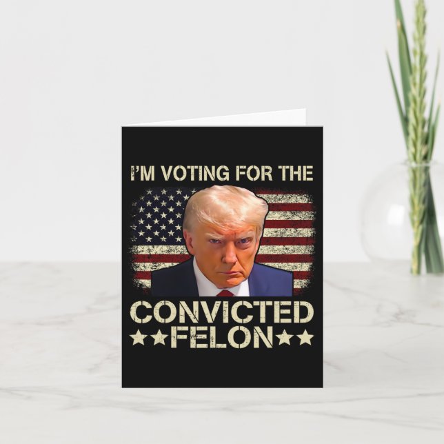 2024 Verurteilter Felon Karte (Vorderseite)