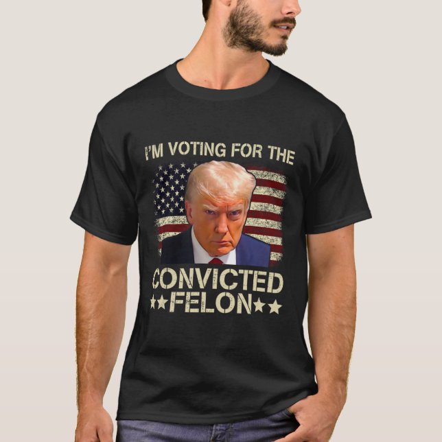 2024 Verurteilter Felon T-Shirt (Vorderseite)