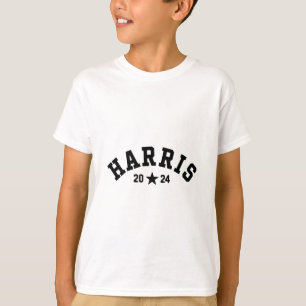 2024 Vintage Kurven Baseball-Schrift Kamala Harris T-Shirt