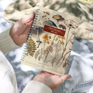 2024 Vintage Naturalist Cotgagecore-Pilze Planer