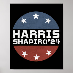 2024 Vintage-Präsidenten-Kampagne Kamala Harris Poster