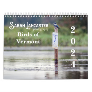 2024 Vögel des Kalenders Vermont Kalender