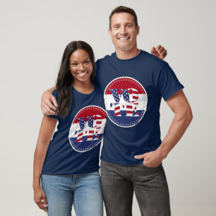 2024 W Ä H L E USA-Flagge T-Shirt