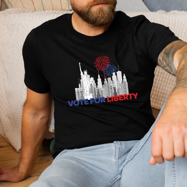2024 Wahl für Liberty New York Patriotic T-Shirt (Von Creator hochgeladen)