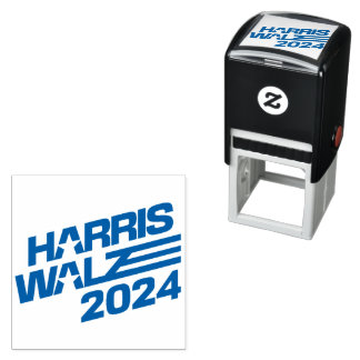 2024 Wahl Harris Walz Permastempel