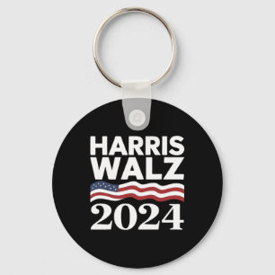 2024 Wahl Kamala Harris Tim W Waltz 2 Schlüsselanhänger