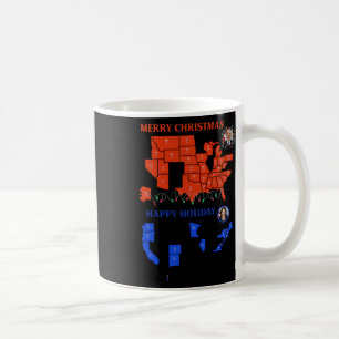 2024 Wahlplan frohe Weihnachten Trump Landslide Kaffeetasse