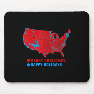2024 Wahlplan frohe Weihnachten Trump Mousepad