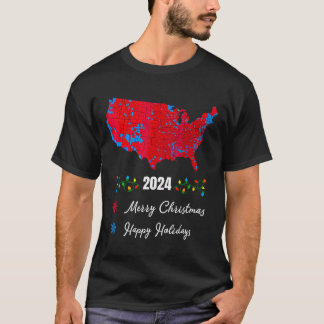 2024 Wahlplan frohe Weihnachten Trump New Presi T-Shirt