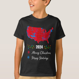 2024 Wahlplan frohe Weihnachten Trump New Presi T-Shirt