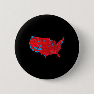 2024 Wahlplan Red Trump Vance Besiegung Blue Kam Button
