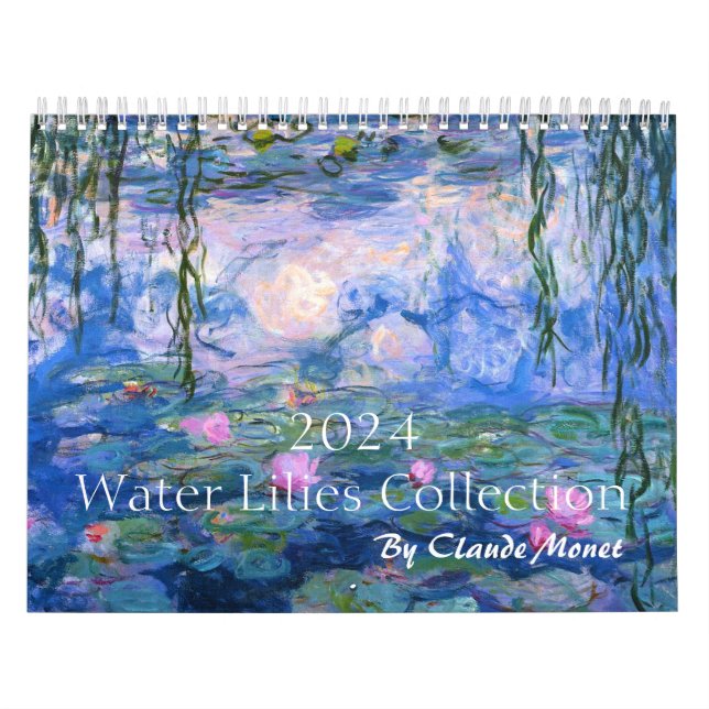 2024 Water Lilies Collection Kalender (Titelbild)