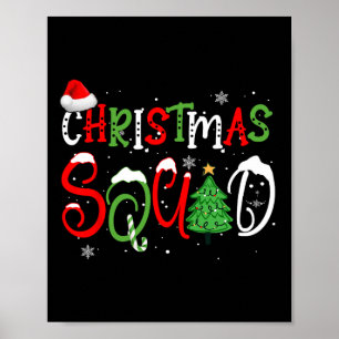 2024 Weihnachtsviertel Weihnachtsbaum Familie Matc Poster