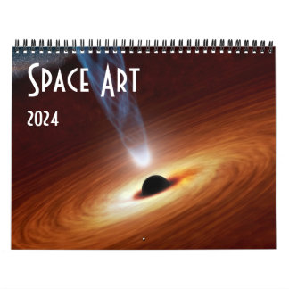 2024 Weltraumkunst Astronomie Universe Calendar Kalender