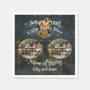 2024 Wiedersehen Hochschule Geburtstagsfeier Kreuz Serviette