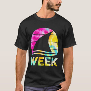 2024 Woche Retro Hai Fin Lover Sea Animal S T-Shirt