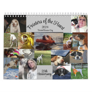 2024 Zeiger des Herz-Kalenders 25 Jahre Kalender