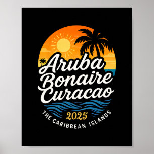 2025 Abc Inseln Aruba Bonaire Curacao Kreuzfahrt U Poster