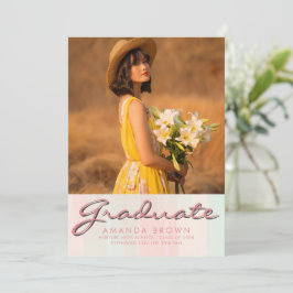 2025 Abschluss Ankündigung Simple Elegant Trendy