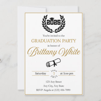 2025 Abschluss Einladung