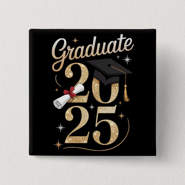 2025 Abschluss-Geschenk Button (Vorderseite)