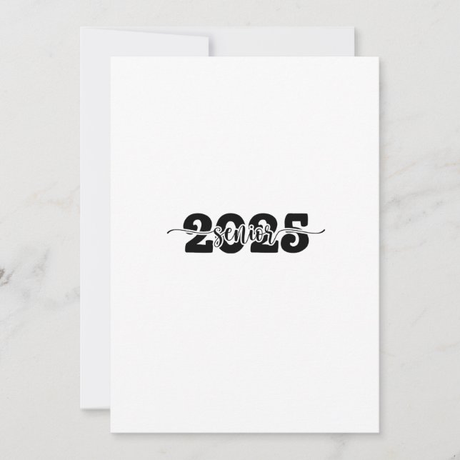 2025 Abschluss-Klasse 2025 Einladung (Vorderseite)