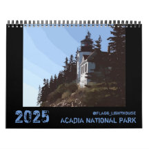 2025 AKADIA NATIONAL PARK CALENDAR