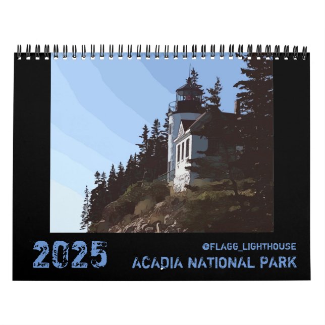 2025 AKADIA NATIONAL PARK CALENDAR KALENDER (Titelbild)