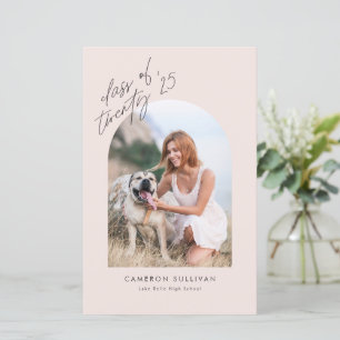 2025 Ankündigung des Abschlusses zum Blush Arch Fo