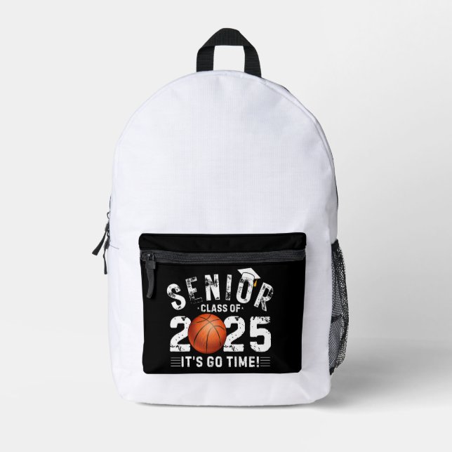 2025 Basketball-Spieler -Klasse 2025- Abschluss Bedruckter Rucksack (Vorderseite)
