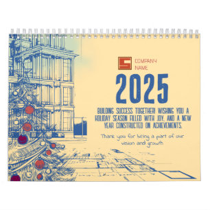 2025 Bauunternehmer & Architekten Branding Kalender