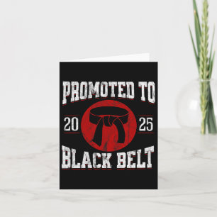 2025 Black Belt Errungenschaft Tang Soo Do Karate  Karte