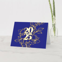 2025 Blumendesign Deep Blue Falded Foil Card