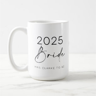 2025 Brautparty Verlobung Kaffeetasse