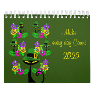 2025 Calendar Cat Kitten Irish Kalender