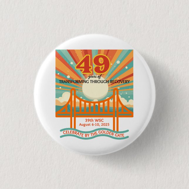2025 D.A. WSC Gedenkbutton Button (Vorderseite)