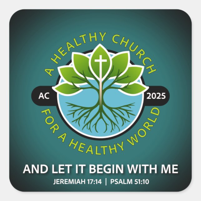 2025 DSAC-Aufkleber Quadratischer Aufkleber (Vorderseite)