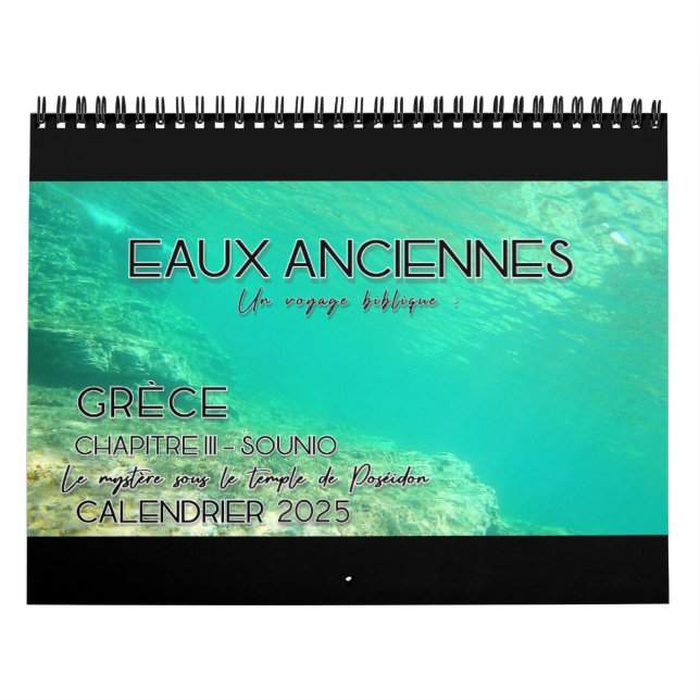 2025 EAUX ANCIENNES: Un voyage biblique Ch. 3 Kalender (Titelbild)
